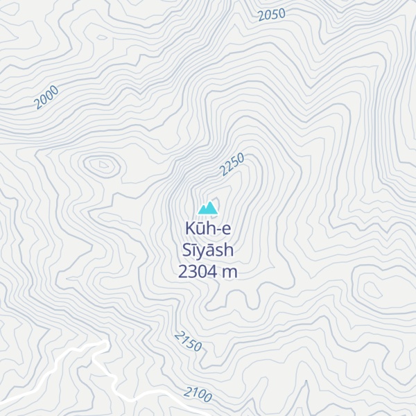 Map of Kūh-e Sīyāsh