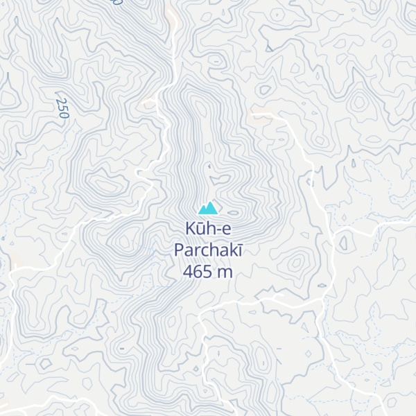 Map of Kūh-e Parchakī