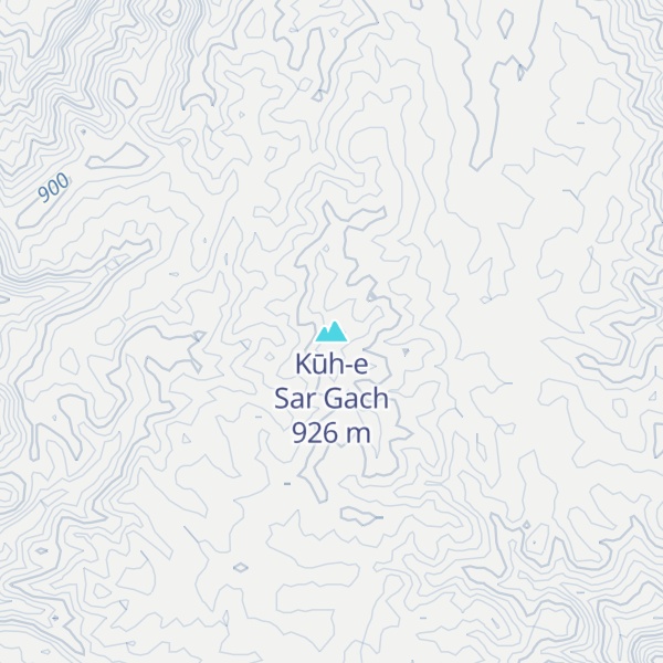 Map of Kūh-e Sar Gach