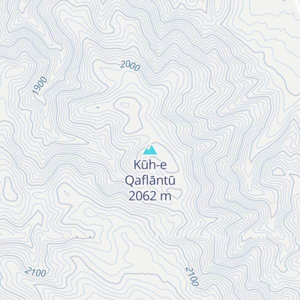 Map of Kūh-e Qaflāntū