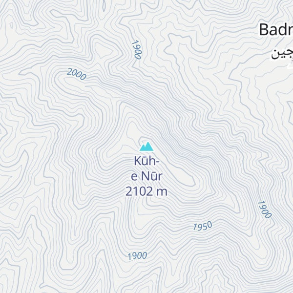 Map of Kūh-e Nūr
