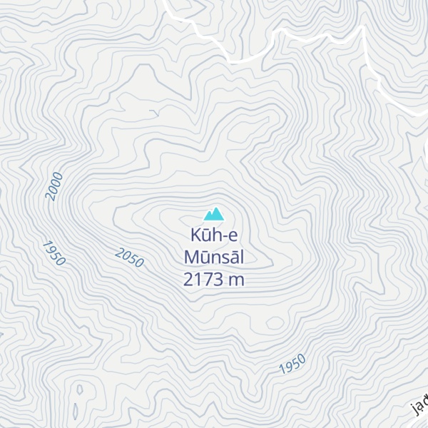 Map of Kūh-e Mūnsāl