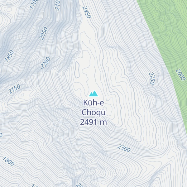 Map of Kūh-e Choqū