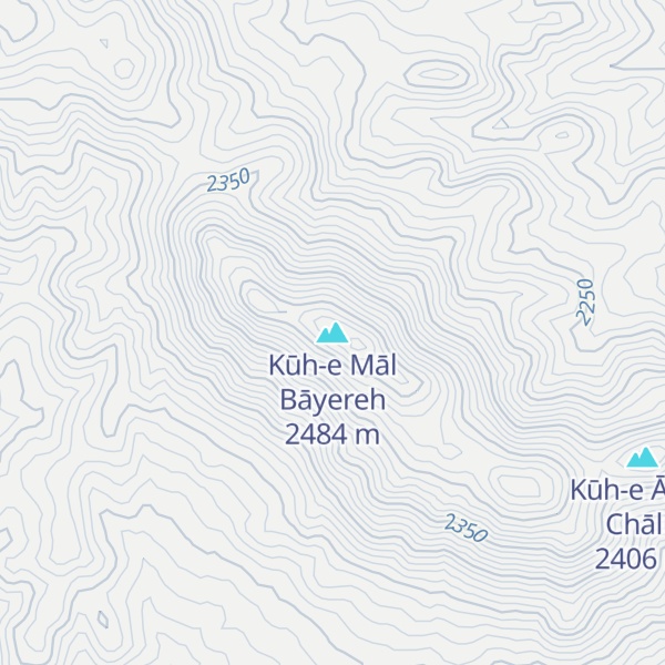 Map of Kūh-e Māl Bāyereh