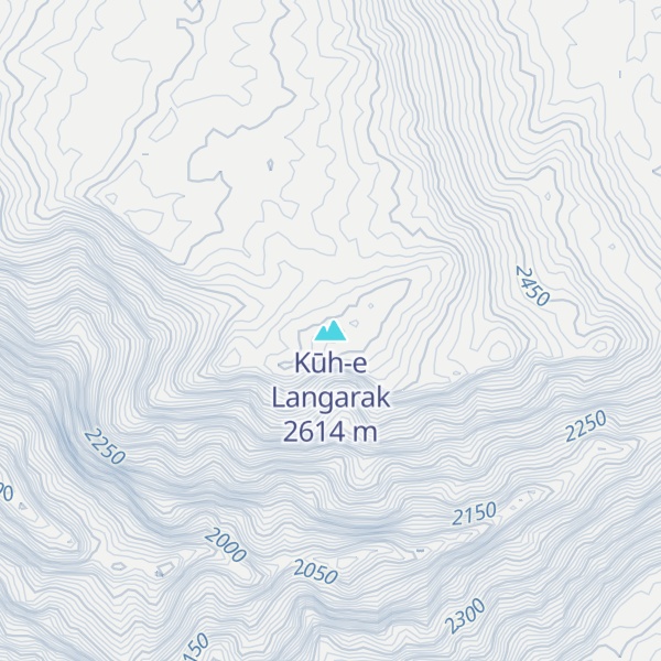 Map of Kūh-e Langarak