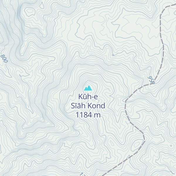 Map of Kūh-e Sīāh Kond