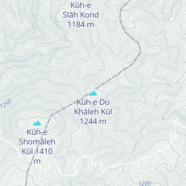 Map of Kūh-e Do Khāleh Kūl