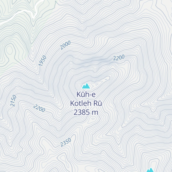 Map of Kūh-e Kotleh Rū