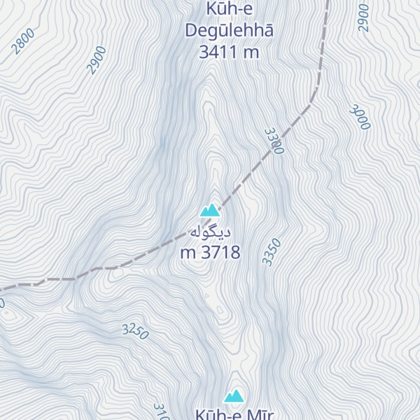 Map of دیگوله