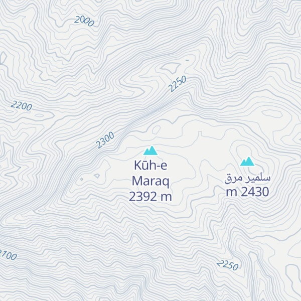 Map of Kūh-e Maraq