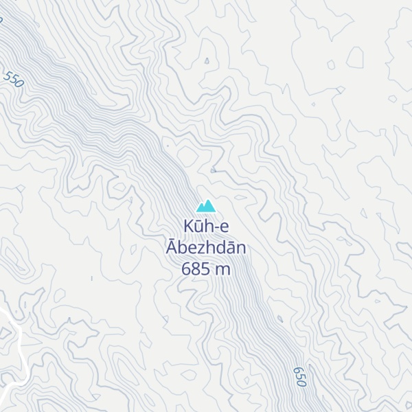 Map of Kūh-e Ābezhdān