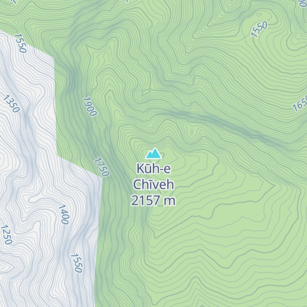 Map of Kūh-e Chīveh