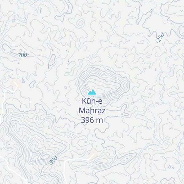Map of Kūh-e Maḩraz