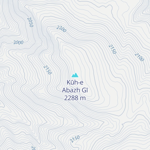 Map of Kūh-e Abazh Gī