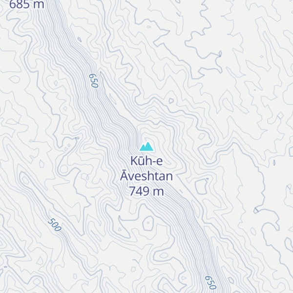 Map of Kūh-e Āveshtan