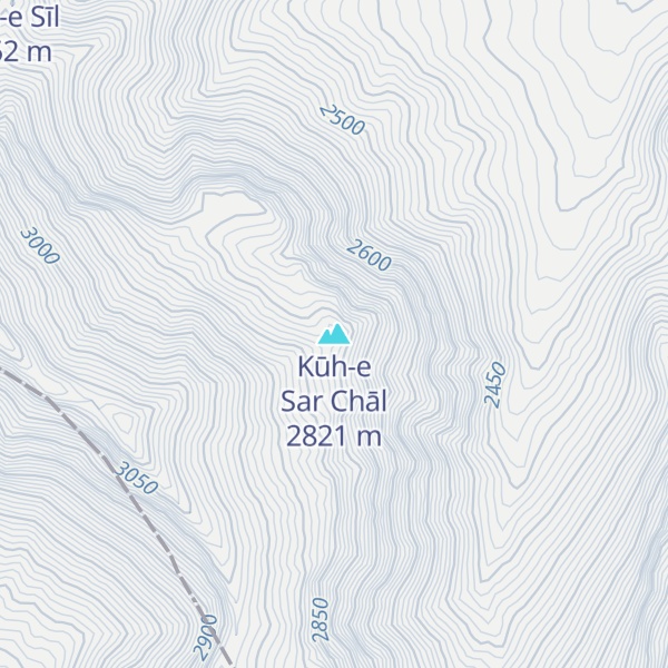 Map of Kūh-e Sar Chāl