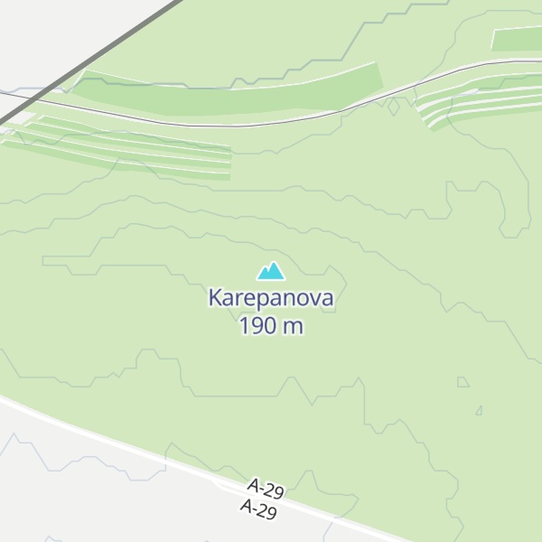 Map of Karepanova