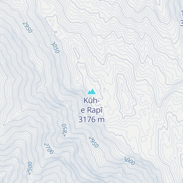 Map of Kūh-e Rapī