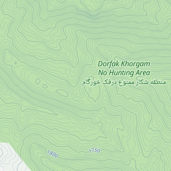 Map of Kūh-e Rādār