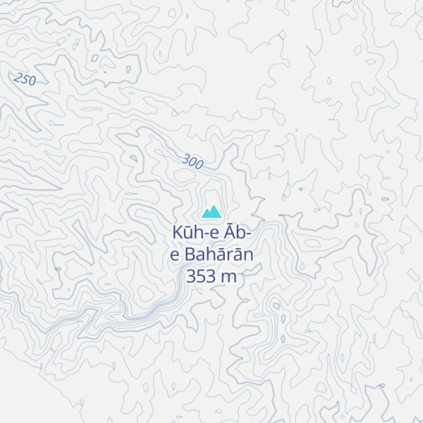 Map of Kūh-e Āb-e Bahārān