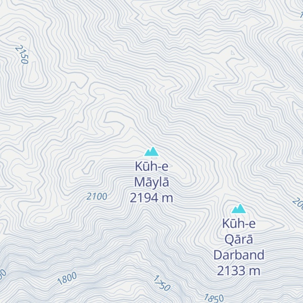 Map of Kūh-e Māylā