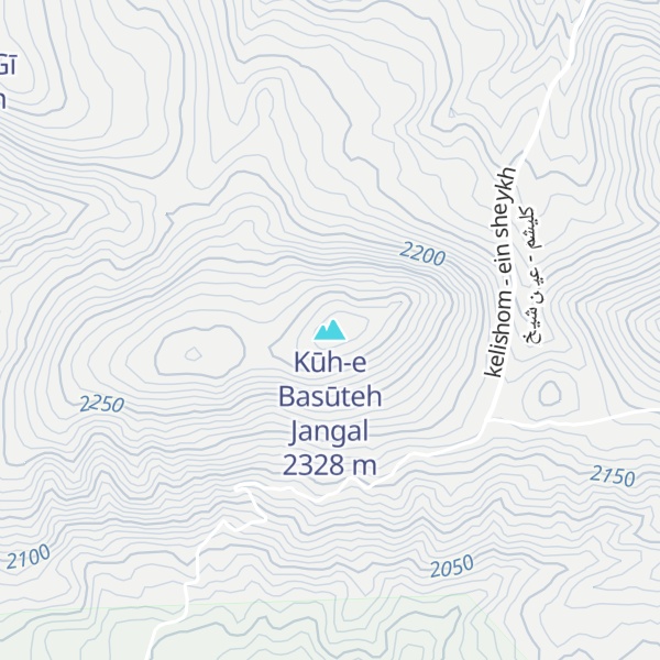 Map of Kūh-e Basūteh Jangal