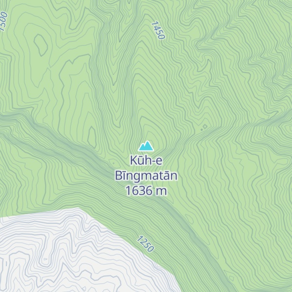 Map of Kūh-e Bīngmatān