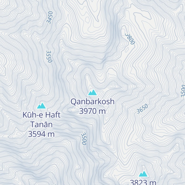 Map of Qanbarkosh