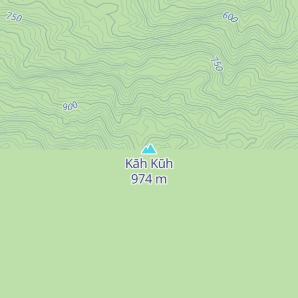 Map of Kāh Kūh