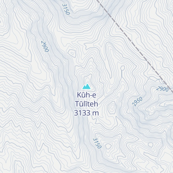 Map of Kūh-e Tūlīteh