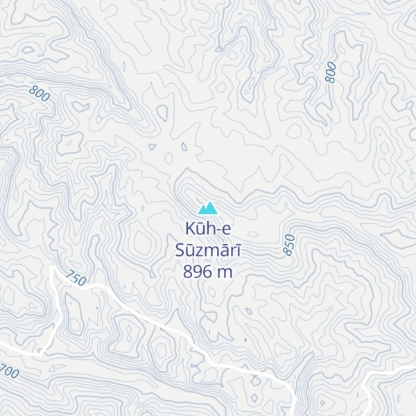 Map of Kūh-e Sūzmārī