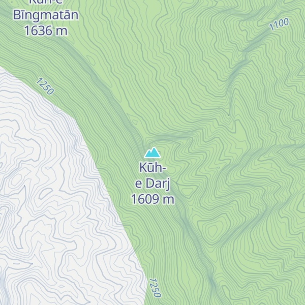 Map of Kūh-e Darj