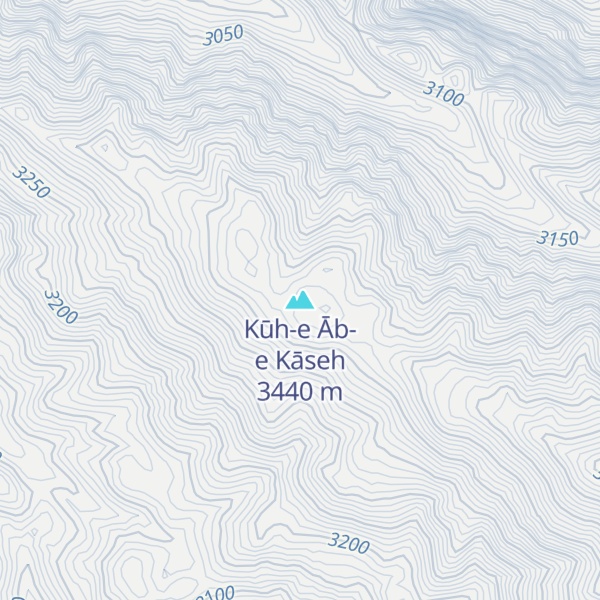 Map of Kūh-e Āb-e Kāseh