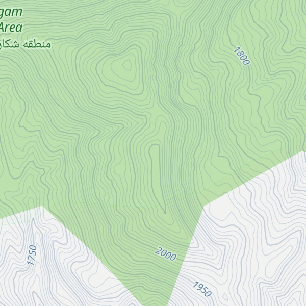 Map of Kūh-e Sheygan