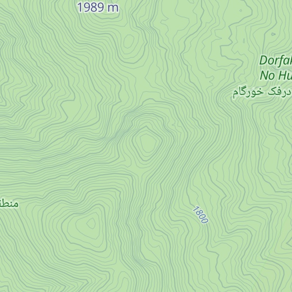 Map of Kūh-e Karaf Katīm