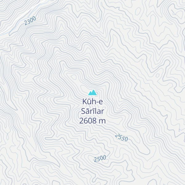 Map of Kūh-e Sārīlar