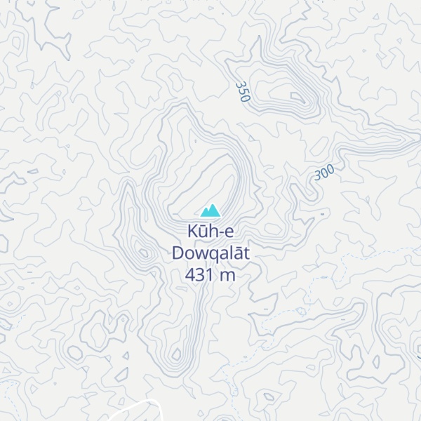 Map of Kūh-e Dowqalāt