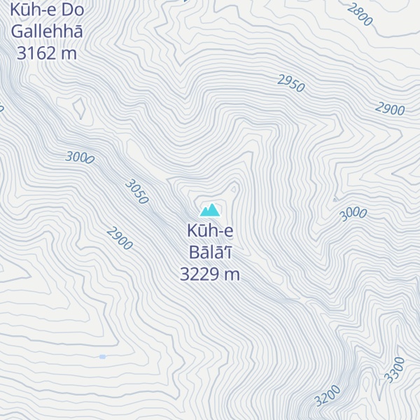 Map of Kūh-e Bālā‘ī