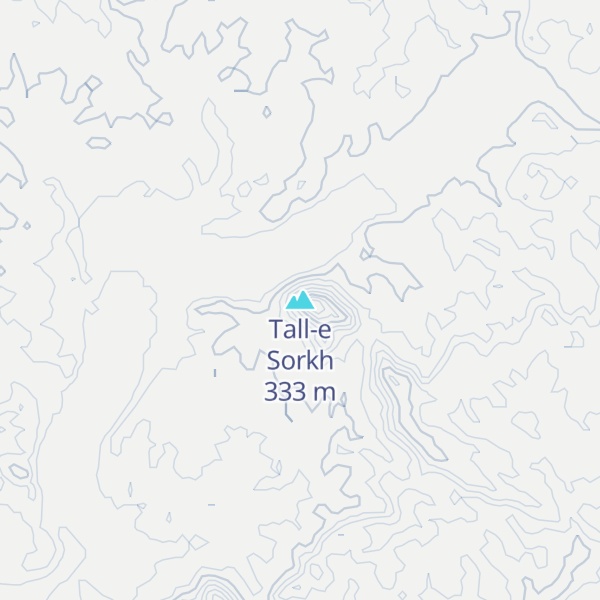 Map of Tall-e Sorkh