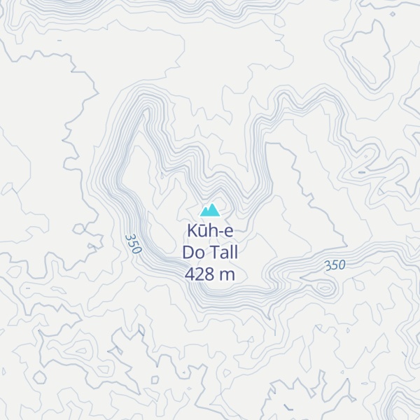 Map of Kūh-e Do Tall
