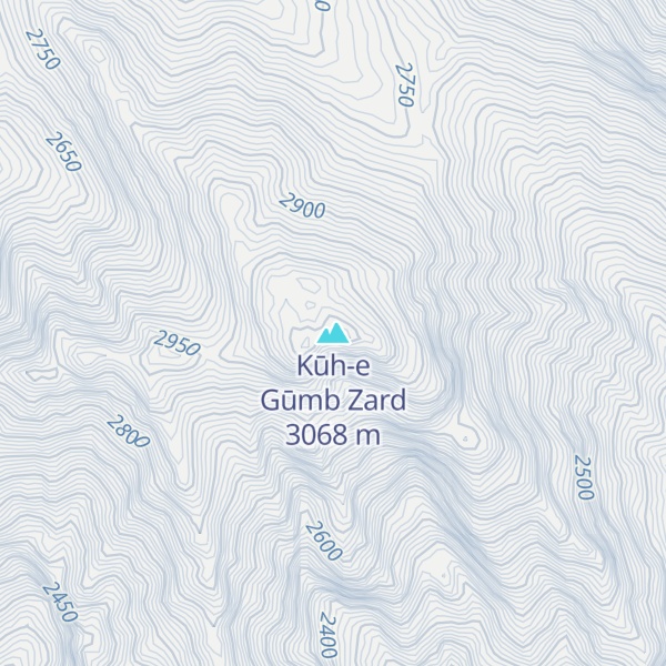 Map of Kūh-e Gūmb Zard