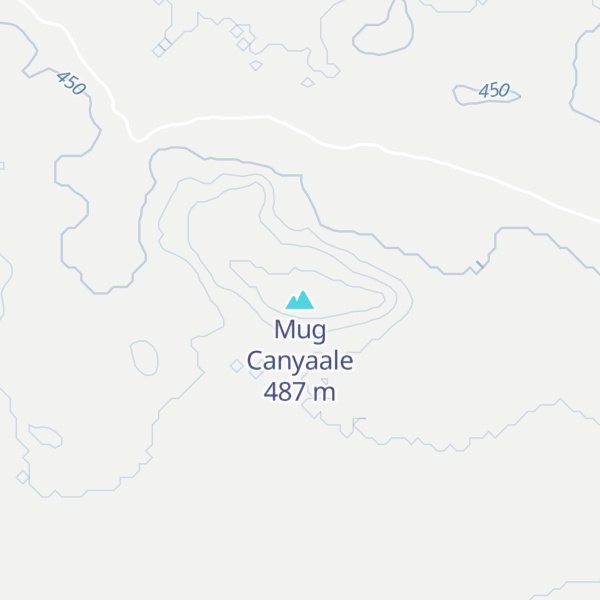 Map of Mug Canyaale