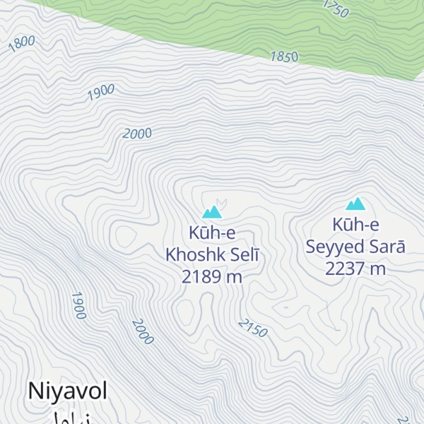 Map of Kūh-e Khoshk Selī