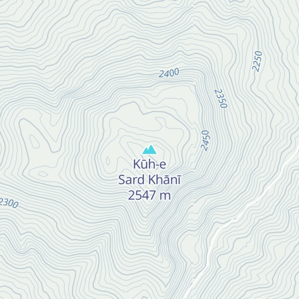 Map of Kūh-e Sard Khānī