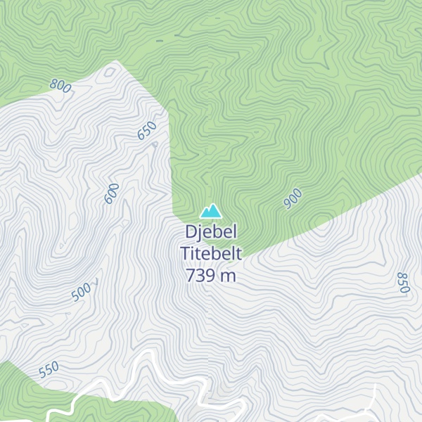 Map of Djebel Titebelt