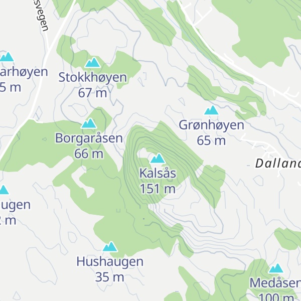 Map of Kolåsen