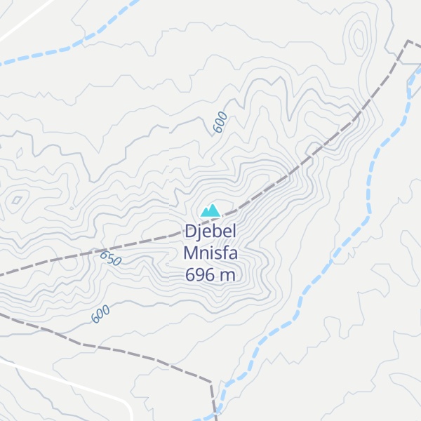 Map of Djebel Mnisfa