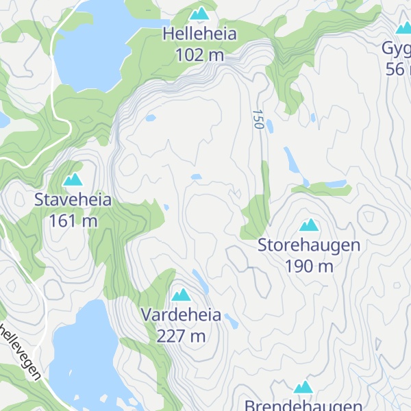 Map of Langhamrane