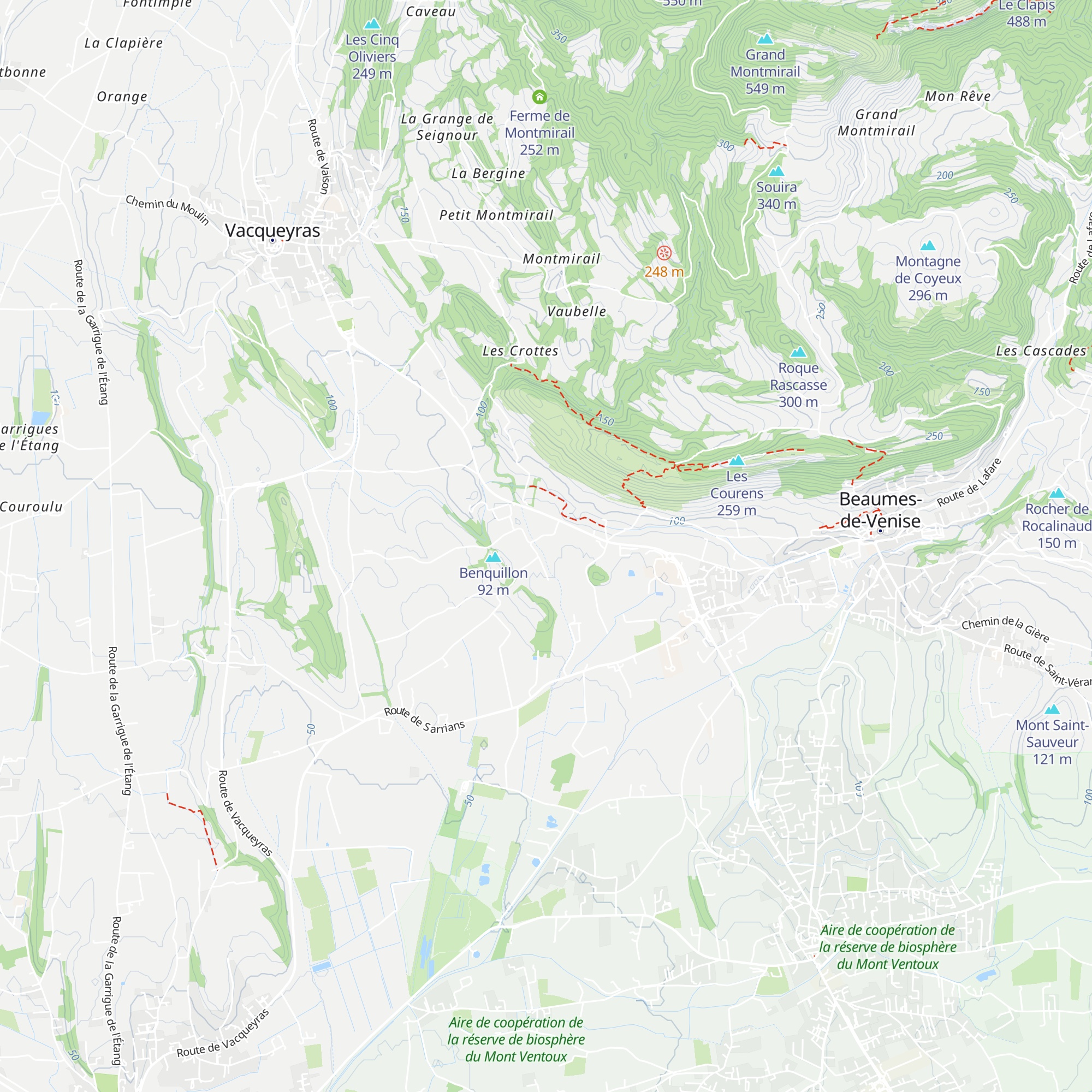 Domaine Bellevue map