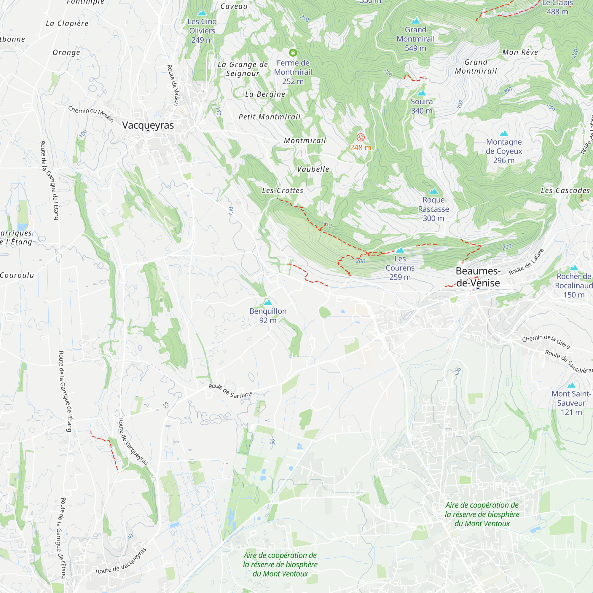 Domaine Bellevue map